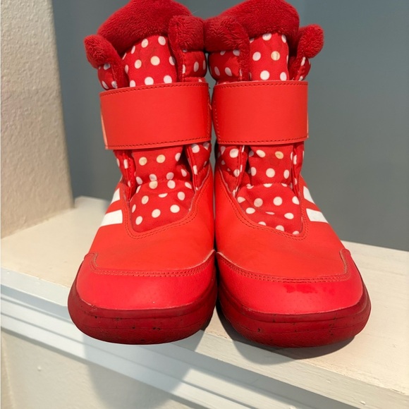 Adidas Winterplay Disney Minnie Mouse Youth Size 3Y shoes Snow Boots Red IG7188 - Picture 9 of 9